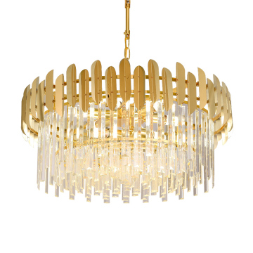 Modern Nordic LED K9 Crystal Chandelier Pendant Light