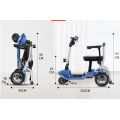 Easy-Folding Travel Mobility Wheelchair for Elderly Users