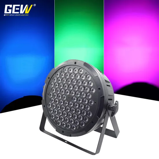 GEVV 80pcs 3in1 LED RGB Flat Par Light - Hot Selling Stage Show Party Lights