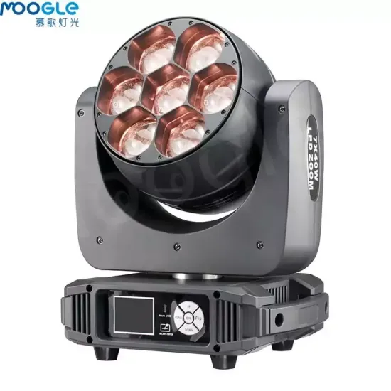4-in-1 RGBW Mini Moving Head Beam Light with 7x40 LED