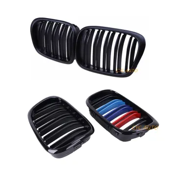 E39 M5 Style Black Front Bumper Grille for BMW 5 Series 1997-2004