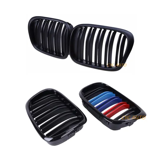 E39 M5 Style Black Front Bumper Grille for BMW 5 Series 1997-2004