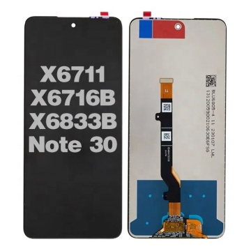 Fornitore affidabile per il digitalizzatore combinato per display LCD perfetto per Infinix Note 30 4G/5G Modelli