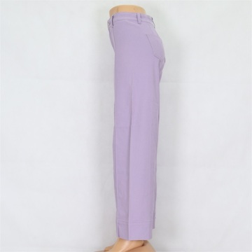 Custom Purple Wide Leg Women's Jeans