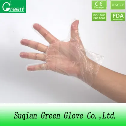cpe food glove/cpe gloves manufacturers/disposable cpe gloves
