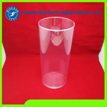 sweet candy packed by very clear plastic food grade cylinder packing