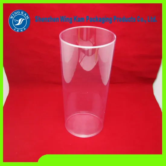 sweet candy packed by very clear plastic food grade cylinder packing