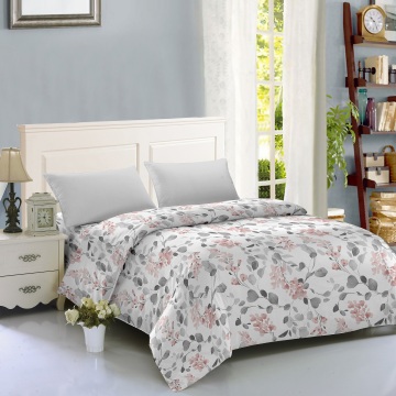 Queen size microfiber zacht dekbedoverdek set met rits - 3 stuks beddengoed set