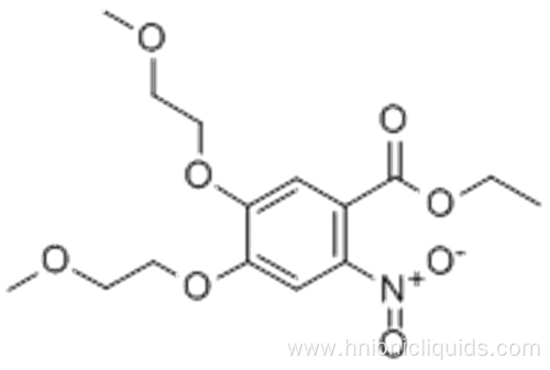 Ethyl 4,5-bis(2-methoxyethoxy)-2-nitrobenzoate CAS 179688-26-7