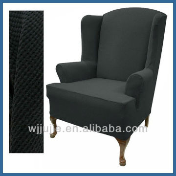 Stretch pique wing chair slipcovers
