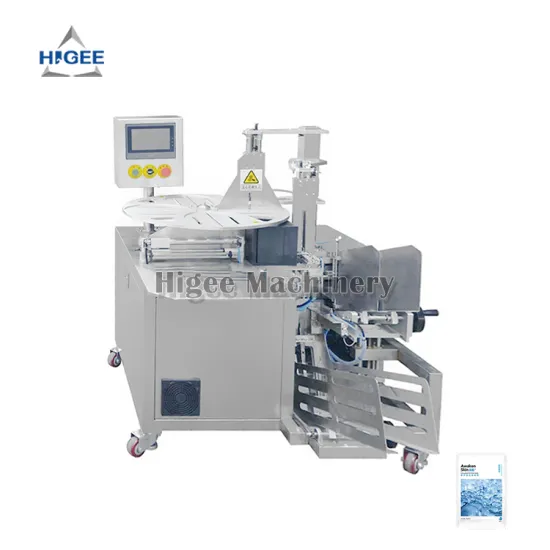 PLC Controlled Automatic Facial Mask Folding, Filling, and Sealing Machine
