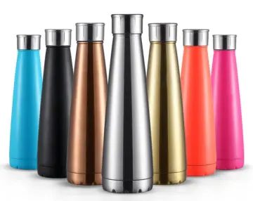Stainless steel exercise water bottle