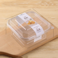 Bäckerei Dessert Mousse Kuchen klare Plastikbox