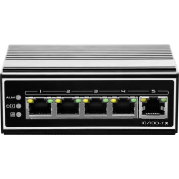 5 ports industrial fast ethernet switch