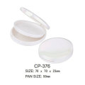 Étui compact cosmétique rond en plastique avec casserole de 59 mm