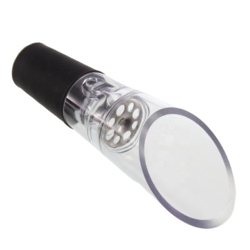 Pocher de al aireamiento de vino portátil de acero inoxidable: sin goteo, paquete de 2