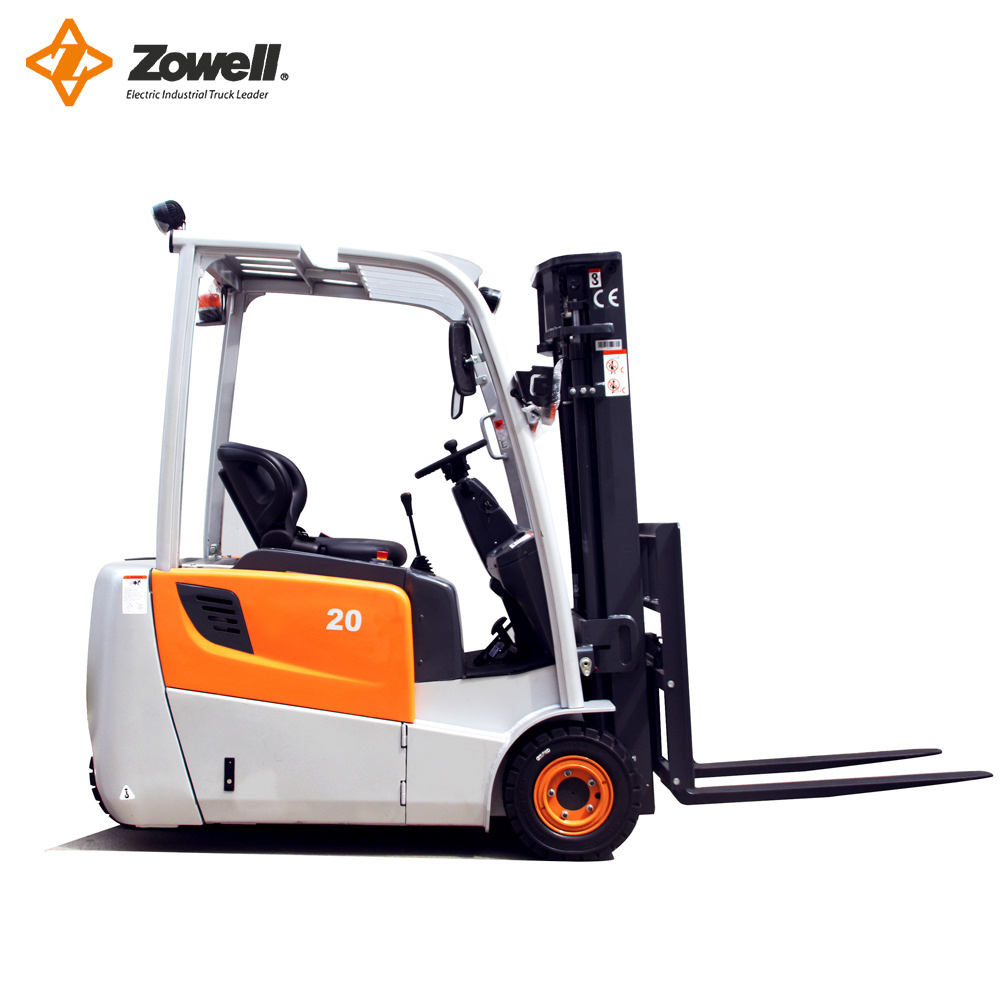 2ton Electric Half-Closed Cabin Forklift with Side Shift