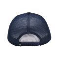 Navy Blue Trucker Hat with Sublimation Under Brim