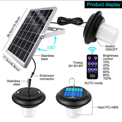 Outdoor Solar Powered Led Pendant Light