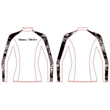 Seaskin Rash Guard met lange mouwen voor dames