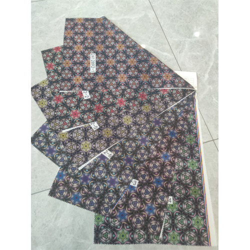 High-Quality Imitation Linen Printed Polyester Fabric