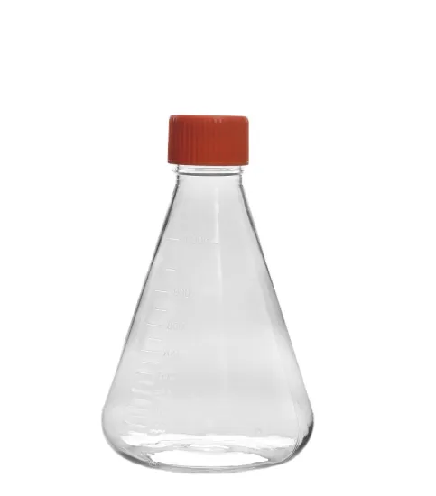 Professional Laboratory Erlenmeyer Flask Collection: Sizes 125ml to 5L for Tissue Cell Culture and PETG/PC Screw-Top Applications