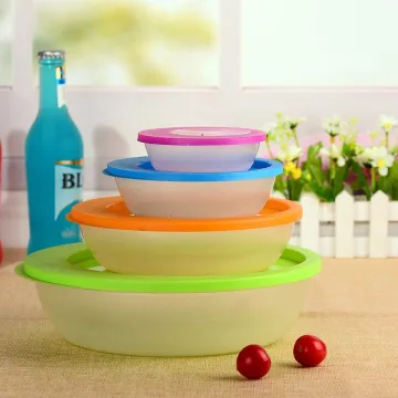 Hotsale 4 Crisper PP Storage Bowl Set Food Box