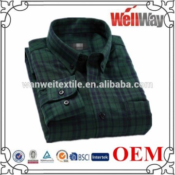 OEM 2016 Latest mens check shirts office long sleeve shirt