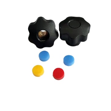 D25*M6 Plastic Star clamping Knob with Through Hole