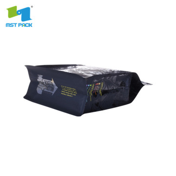 custom print mini kraft paper aluminum packaging zipper bag