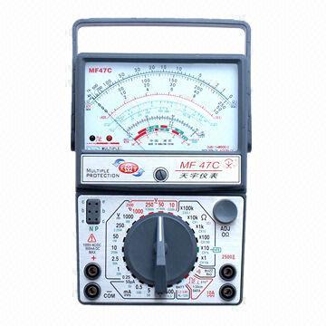 47C External Magnetic and Tombarthite Magnetic Steel Analog Meter, Measures 165x113x46mm