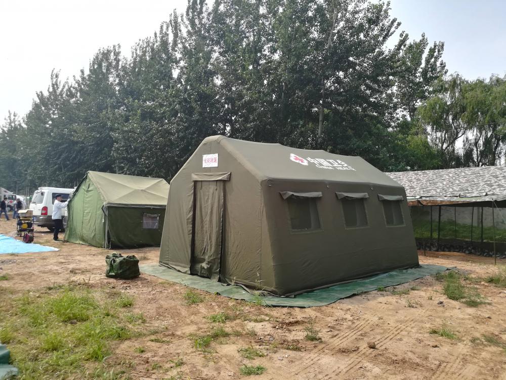 Green Oxford Inflatable Medical Tents