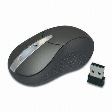 2.4GHz Laser Mouse with Range of 5-10m, RoHS, RAHs and REACH Compliant