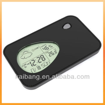 Promotion Gift Weather Station Clock,weather station lcd clock,LCD Alarm clock,Weather station clock