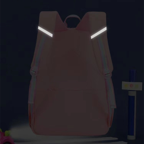 OEM LOGOTO Custom Nylon Pink Girls Backpack