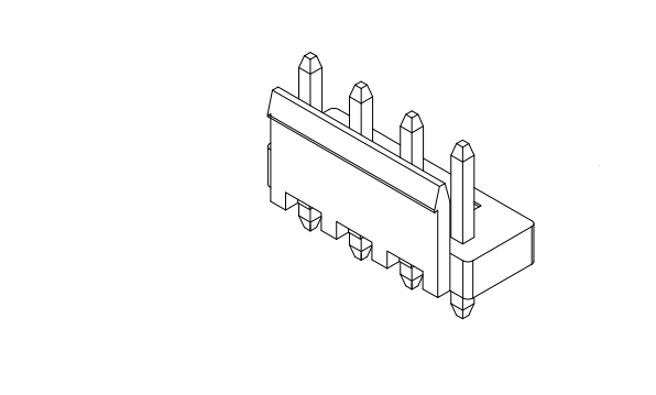 5.00 MM 180°Wafer Connector Series AW5001S-XP