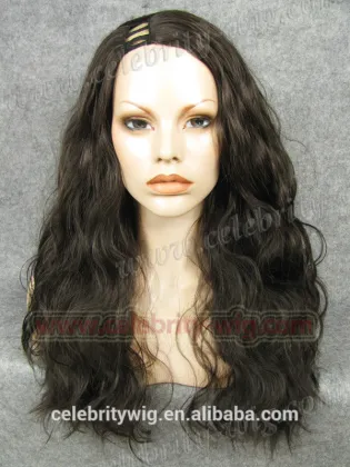 New fashion trend beautiful u part wig kinky curly machine made wig
