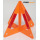 Dubbelzijdig Glance Mini Warning Triangle Notice Sign