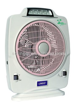 12'' fan camping battery rechargeable DC motor fan AC household fan