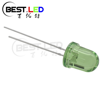 10mm LED Light Green LED with Clear Lens