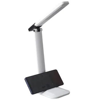 Modern Office Smart Desk Lamp: Custom ABS Cordless & Dimmable USB Touch Night Light