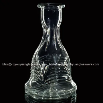 500ML Custom Glass Bottle Hookah Wine Bottle Hookah