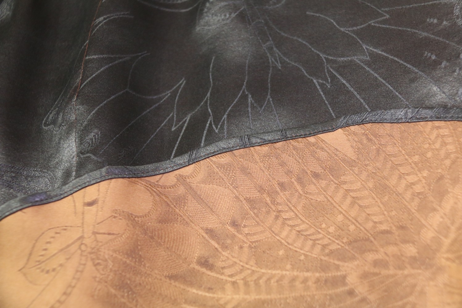 silk black pants ladies