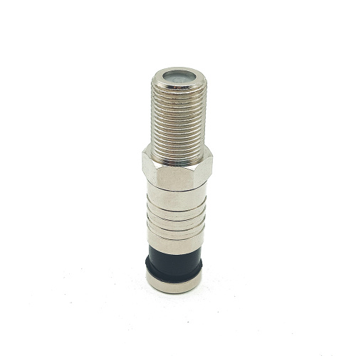 Waterproof Seal F Type Female Compression Connector Adapter