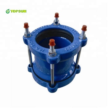 Ductile iron flange adaptor coupling joint DI pipeline hot tapping
