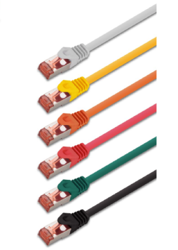 S/FTP double fully shielded twisted 4 pairs category 6A patch cord best price hot sell CAT6A RJ45 patch cord