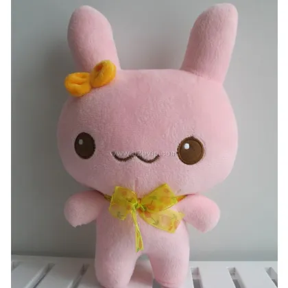 popular plush big eye mascot pendant,standing plush mascot