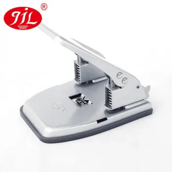 Office Desktop 80mm Manual Paper Puncher - 30 Sheets Capacity, 2 Hole Metal Punch
