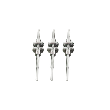 ISO9001 Certified 8mm Flange Ball Nut 0801 0802 0802.5 Miniature Ballscrew Micro Rolled / Ground Ball Screw