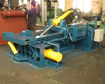 Hydraulic Auto Scrap Iron Shavings Chips Metals Compactor